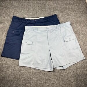 Sportif Tidewater Short Mens 46 LOT of 2 Cargo Gorpcore Fishing Utility Boat